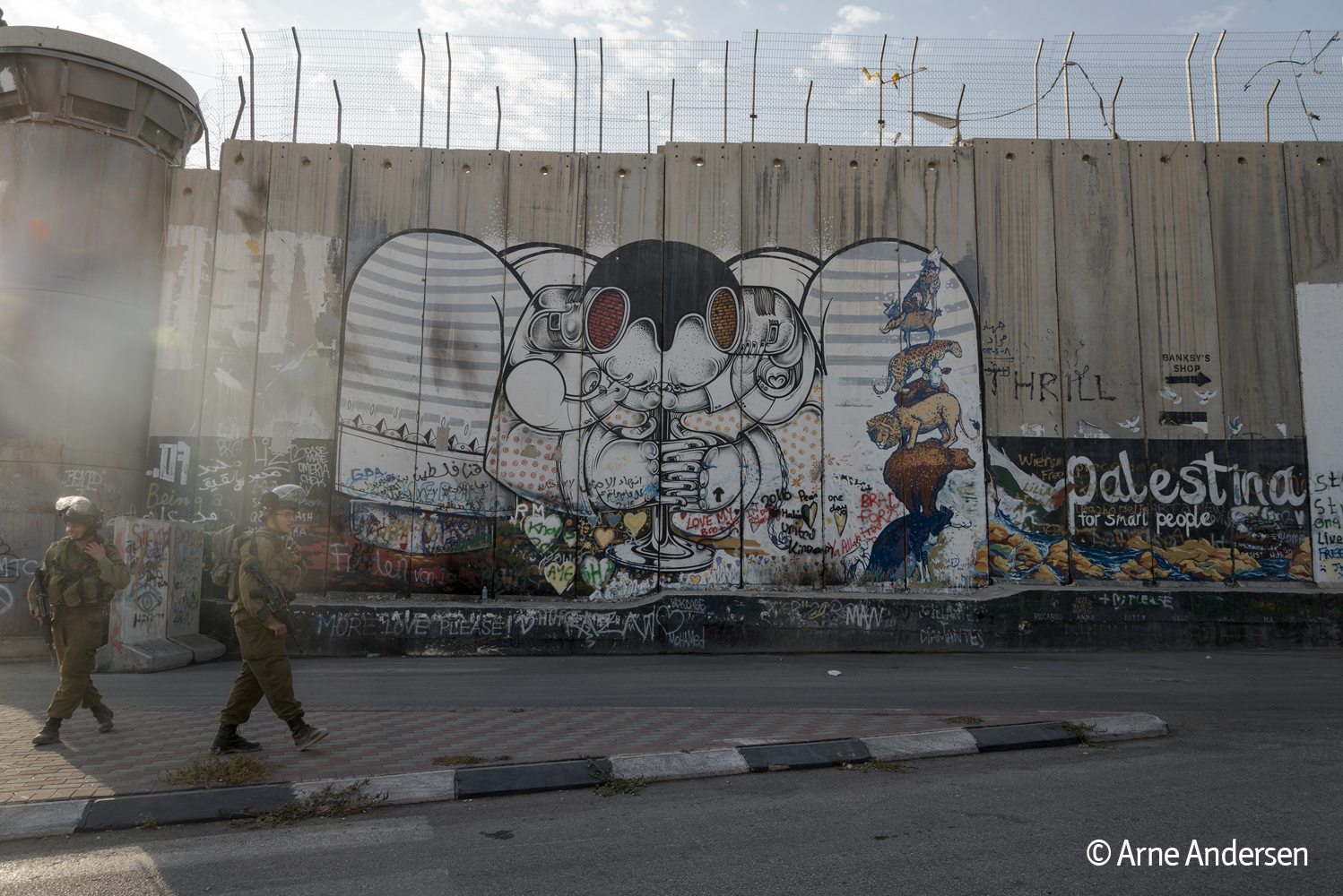 Israelische Soldaten im palästinensischen Bethlehem